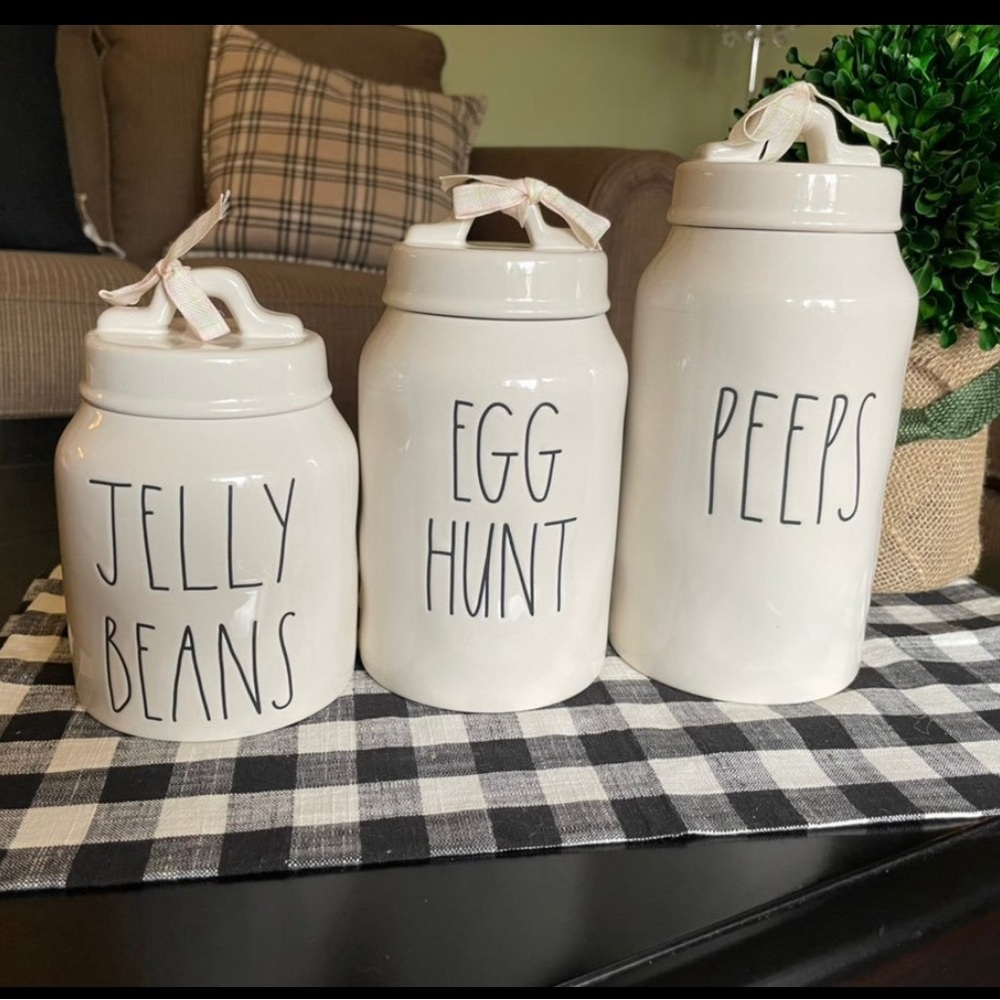 Rae Dunn Easter Canister Set